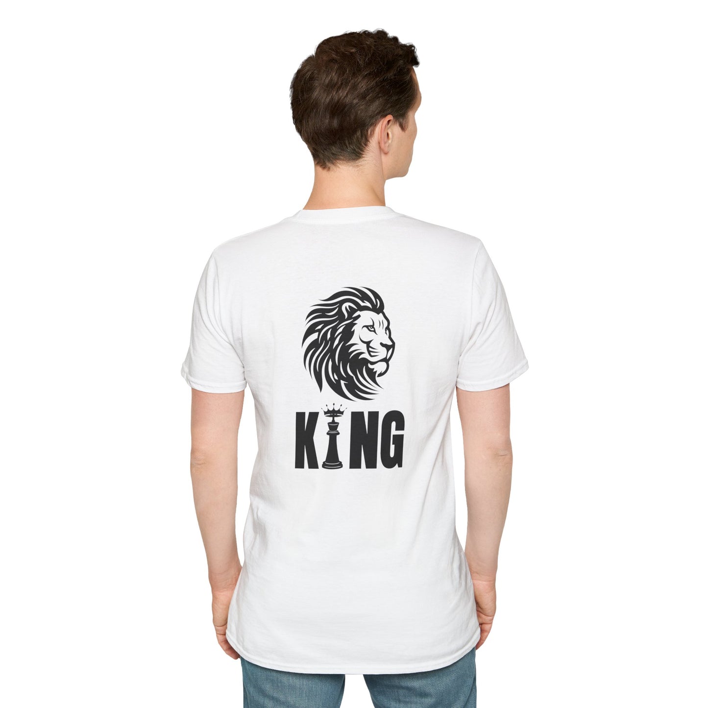 Bold King Graphic Tee for Proud Men, Unisex Soft style Shirt, Cool Gift for Dad, Casual Everyday Wear
