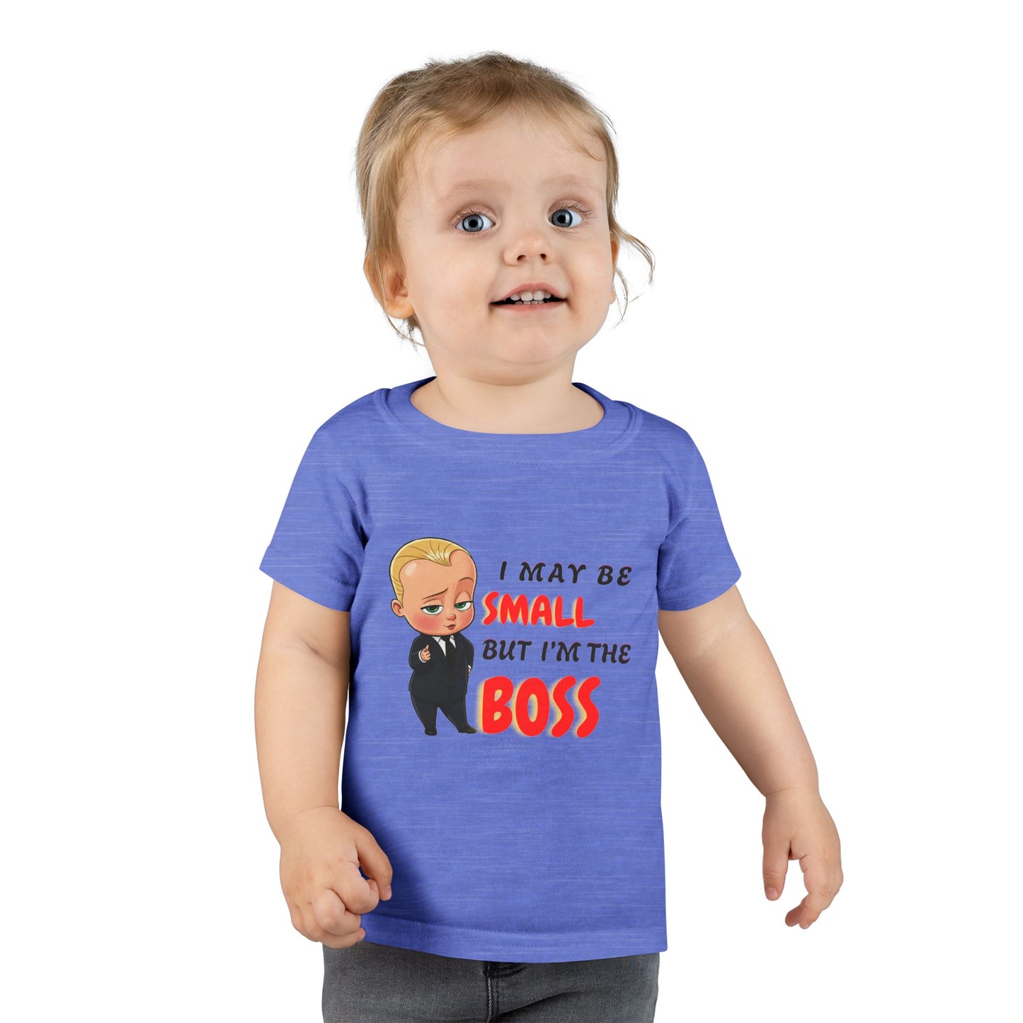Toddler Boss T-shirt, Funny Kids Tee, Small but Mighty Shirt, Birthday Gift, Kids Humor Apparel