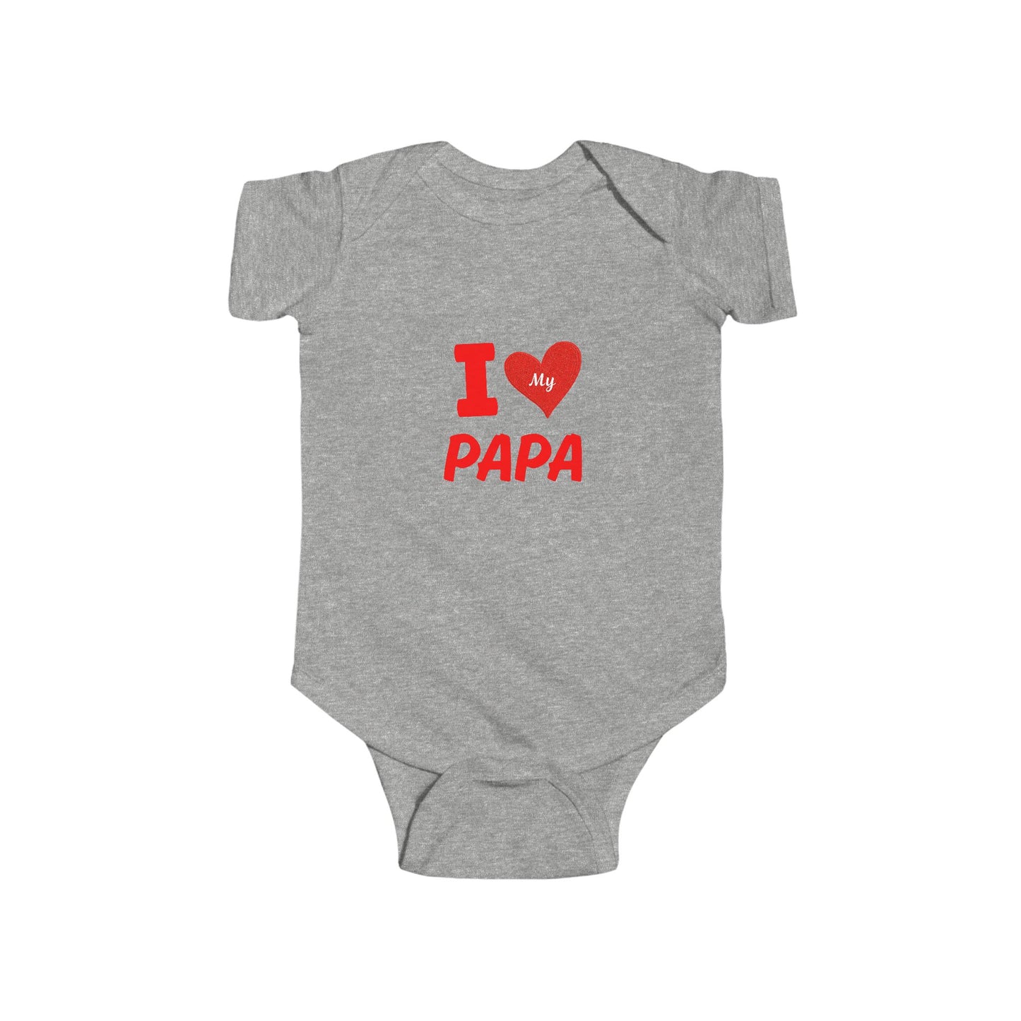 I Love My Papa Infant Bodysuit, Cute Baby Outfit, Baby Shower Gift, Father's Day Apparel
