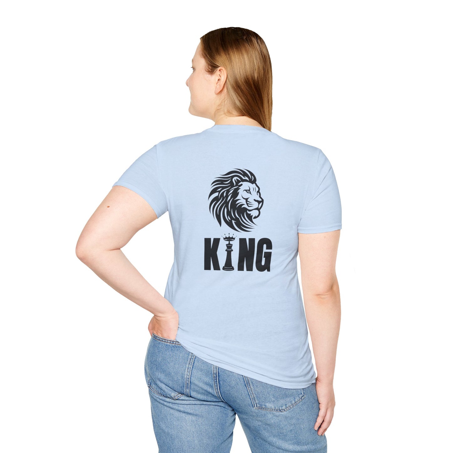 Bold King Graphic Tee for Proud Men, Unisex Soft style Shirt, Cool Gift for Dad, Casual Everyday Wear