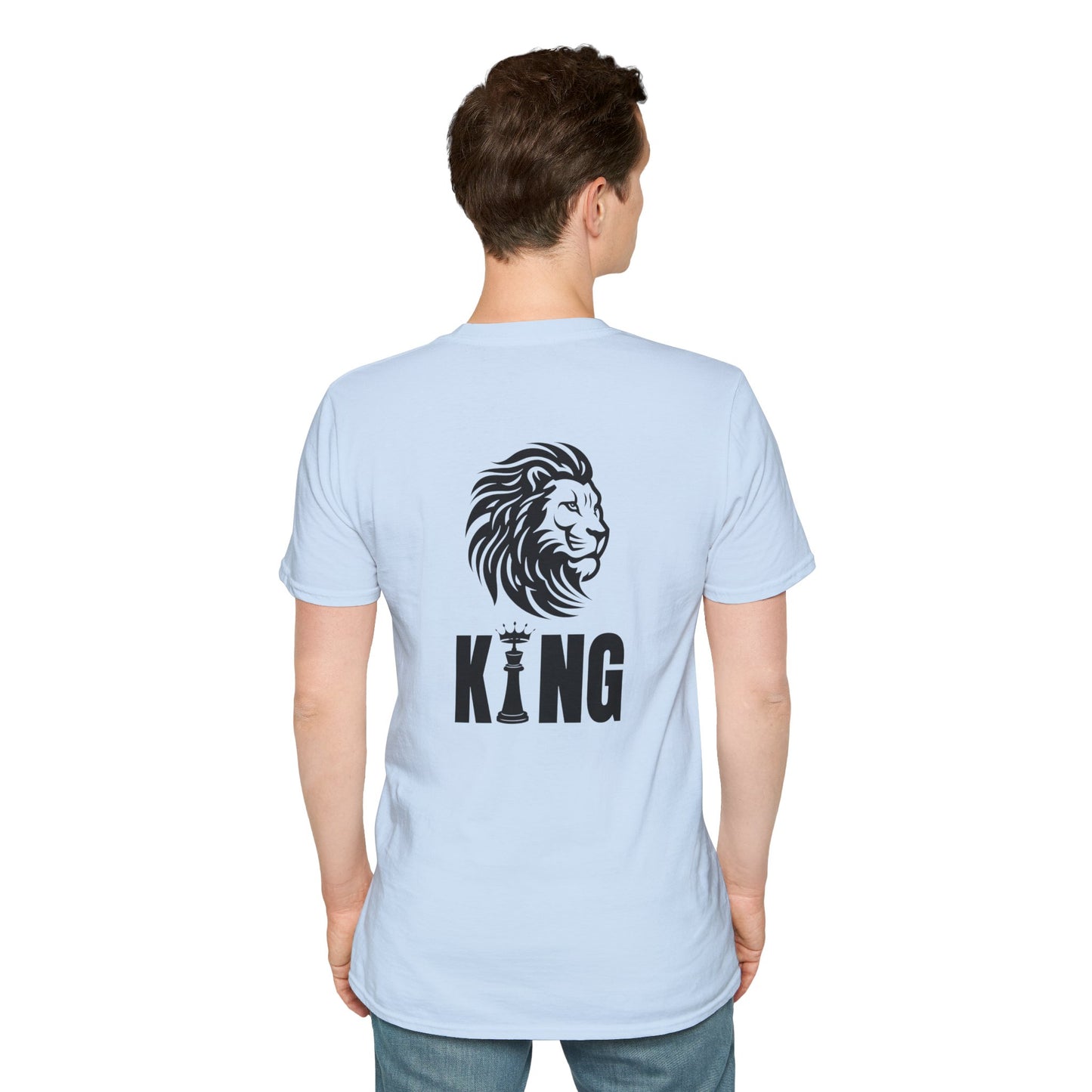 Bold King Graphic Tee for Proud Men, Unisex Soft style Shirt, Cool Gift for Dad, Casual Everyday Wear