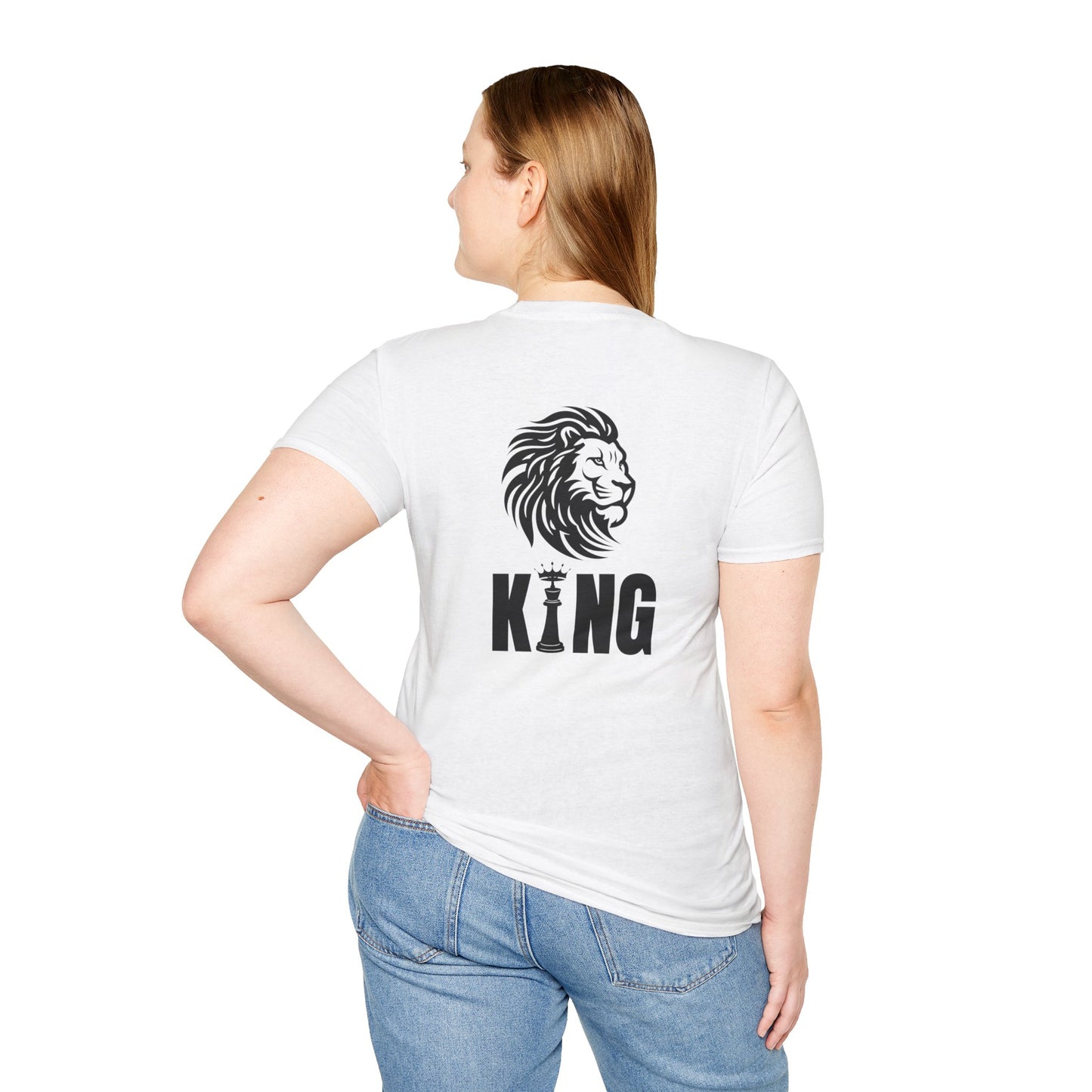 Bold King Graphic Tee for Proud Men, Unisex Soft style Shirt, Cool Gift for Dad, Casual Everyday Wear
