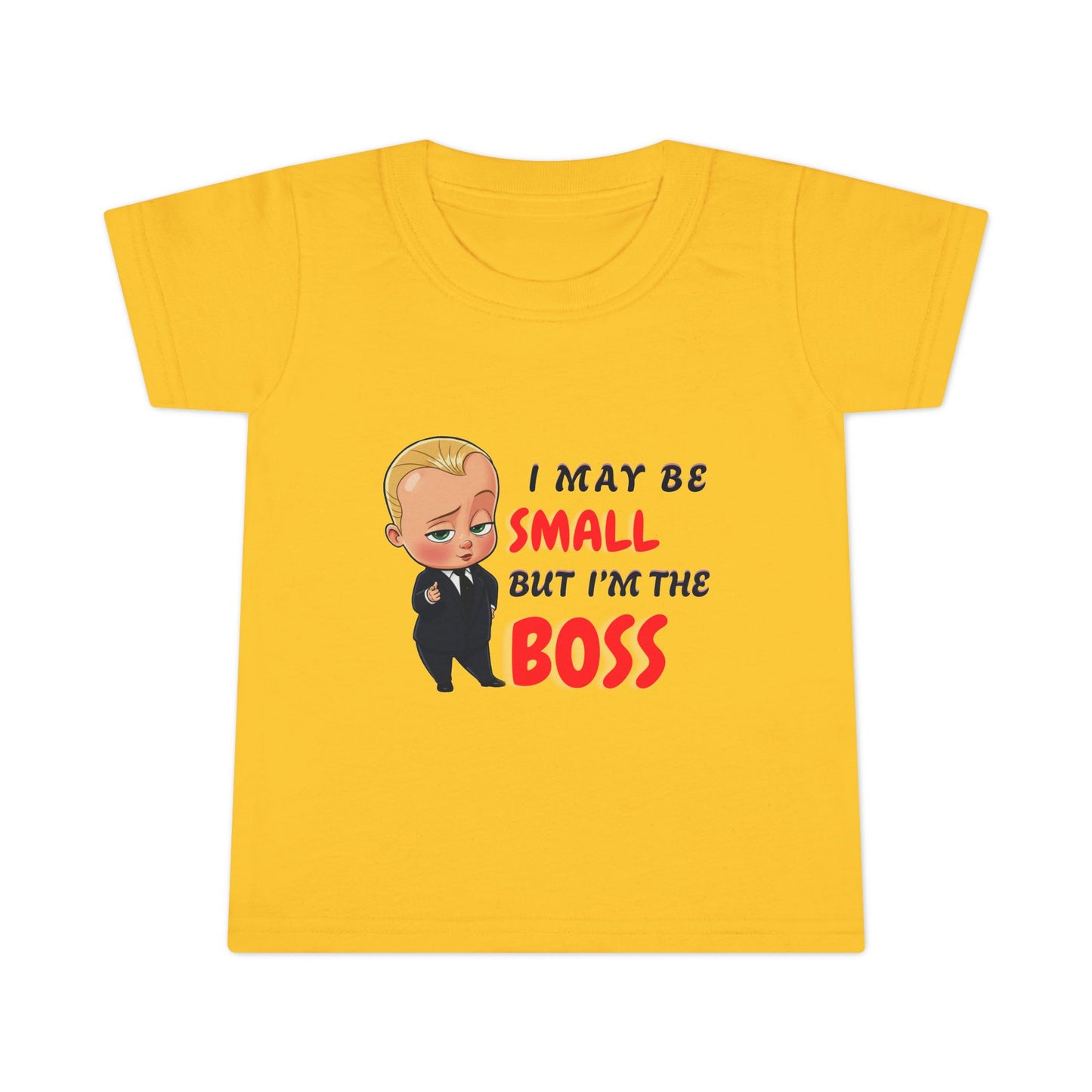 Toddler Boss T-shirt, Funny Kids Tee, Small but Mighty Shirt, Birthday Gift, Kids Humor Apparel