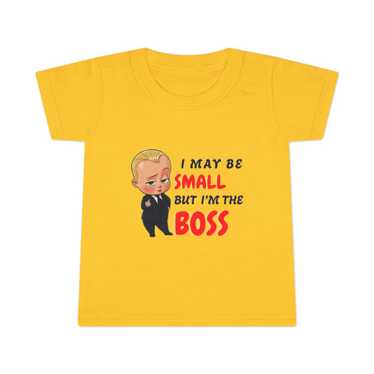 Toddler Boss T-shirt, Funny Kids Tee, Small but Mighty Shirt, Birthday Gift, Kids Humor Apparel