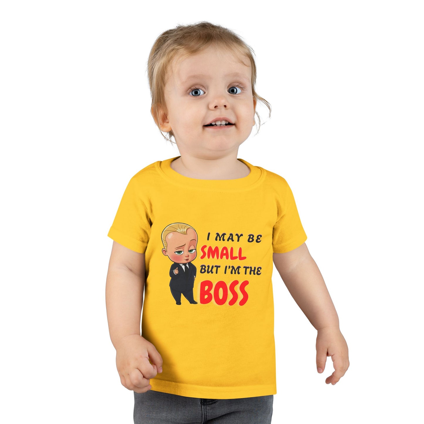 Toddler Boss T-shirt, Funny Kids Tee, Small but Mighty Shirt, Birthday Gift, Kids Humor Apparel