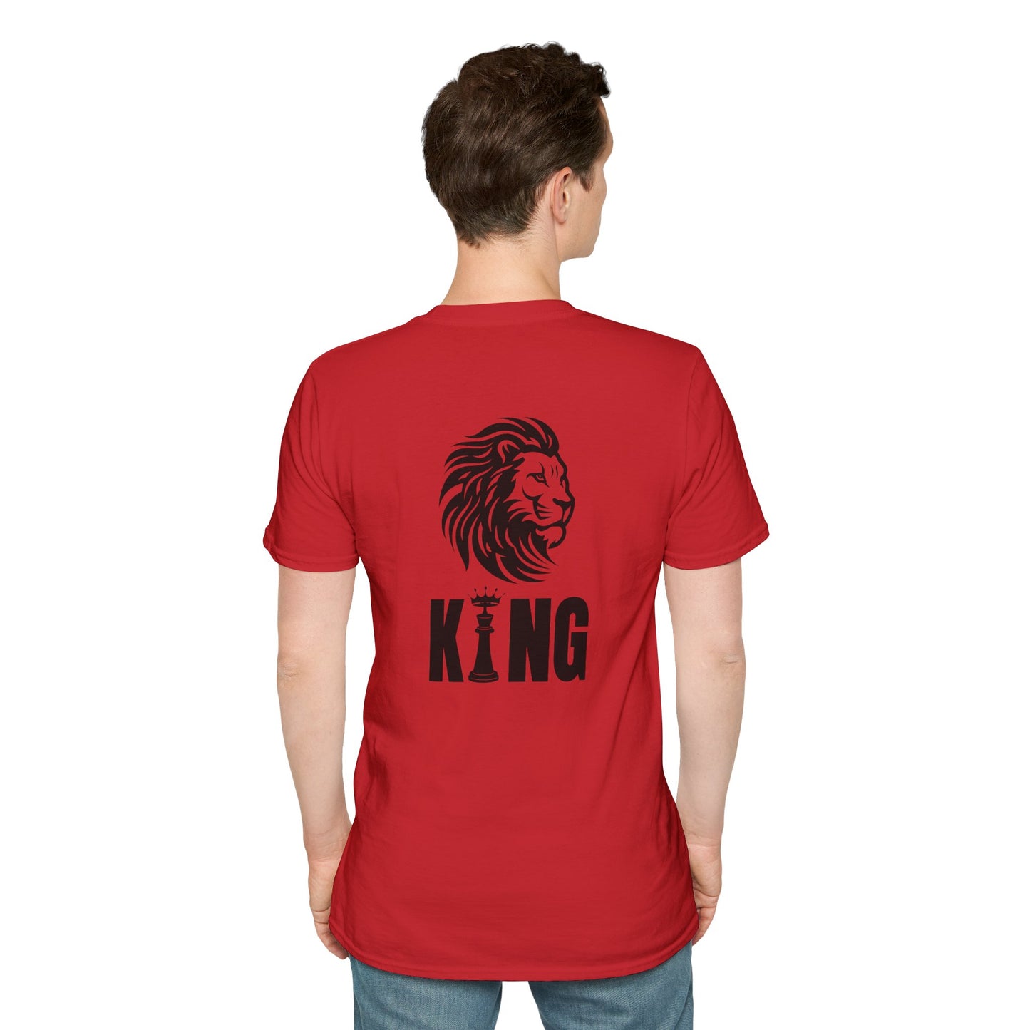 Bold King Graphic Tee for Proud Men, Unisex Soft style Shirt, Cool Gift for Dad, Casual Everyday Wear