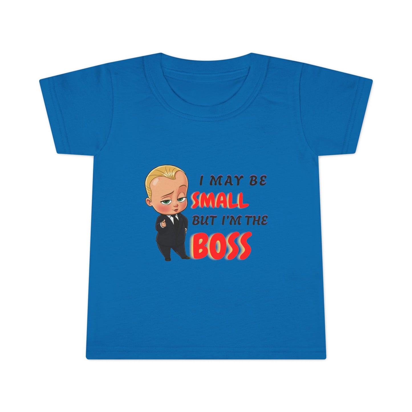 Toddler Boss T-shirt, Funny Kids Tee, Small but Mighty Shirt, Birthday Gift, Kids Humor Apparel