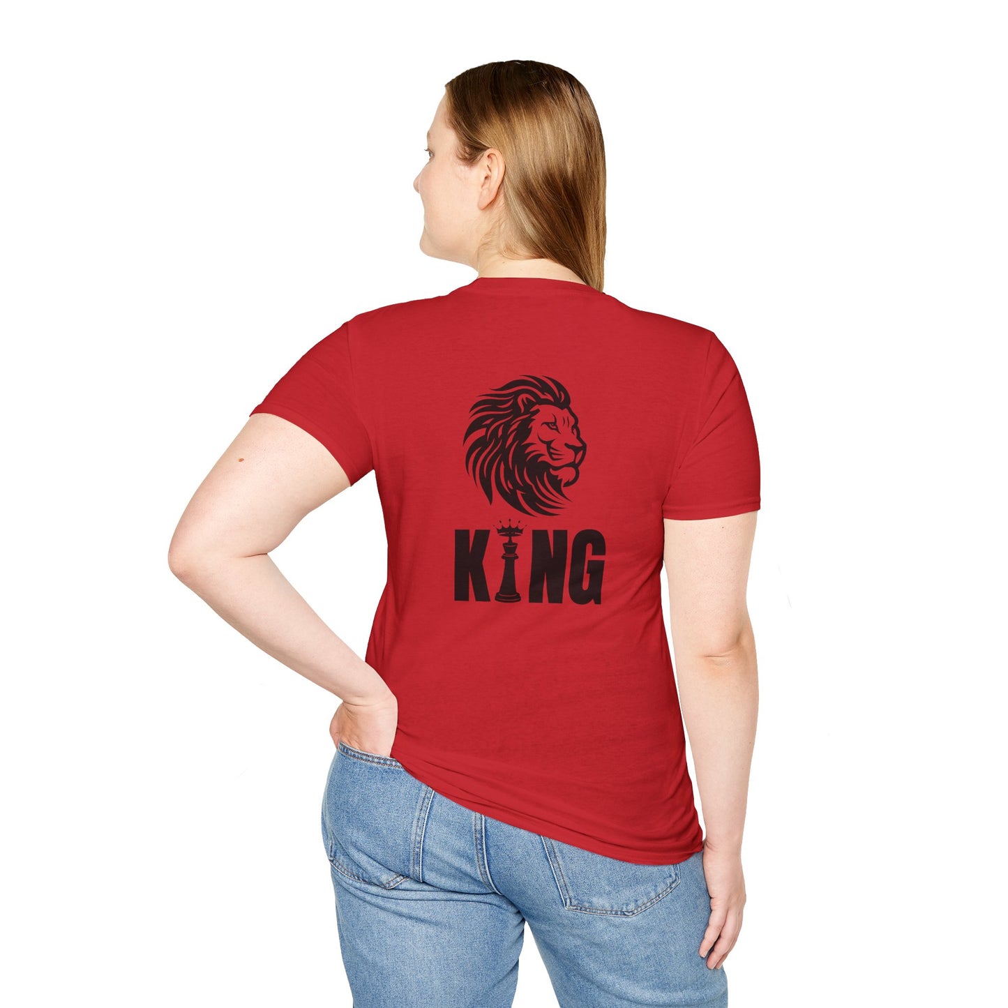 Bold King Graphic Tee for Proud Men, Unisex Soft style Shirt, Cool Gift for Dad, Casual Everyday Wear