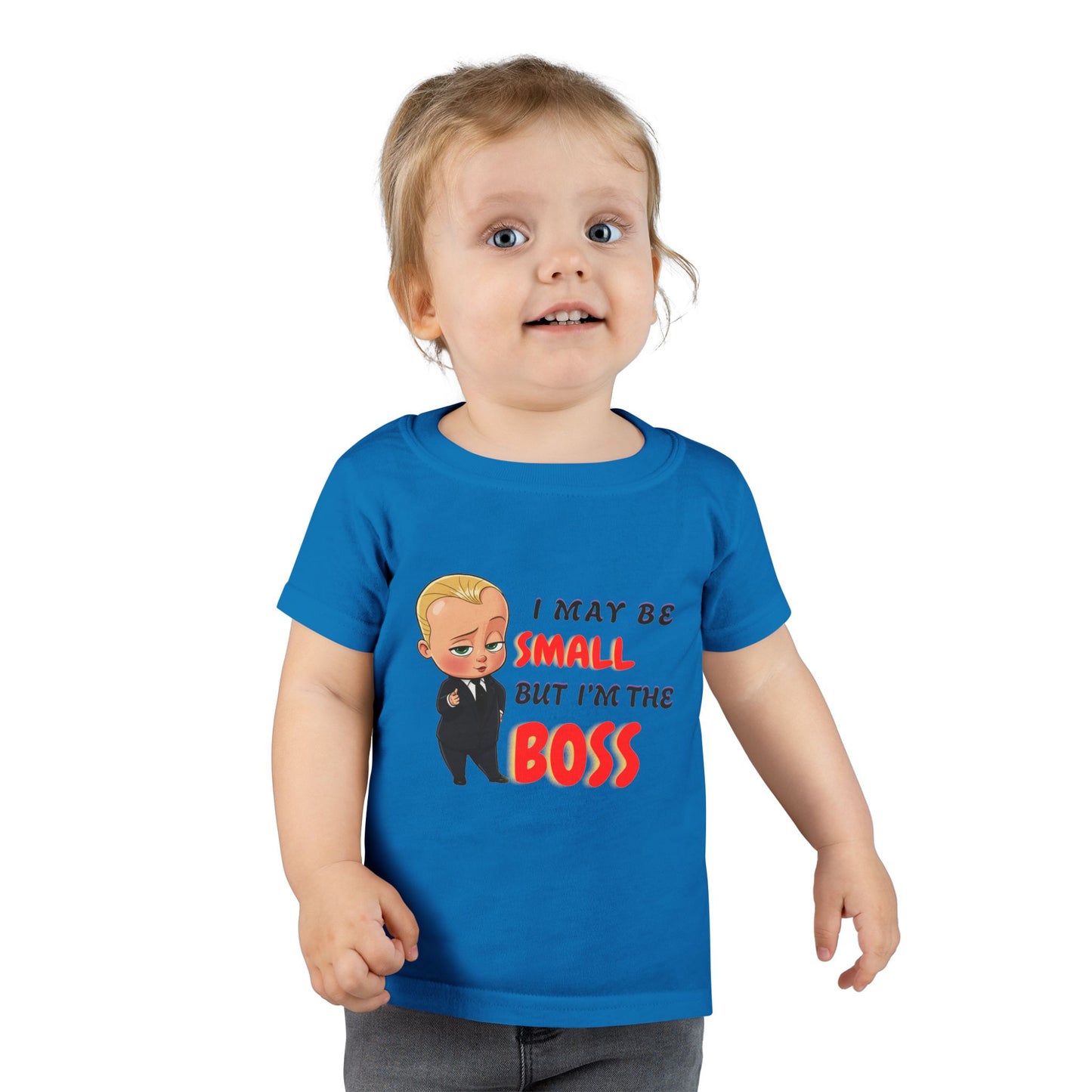 Toddler Boss T-shirt, Funny Kids Tee, Small but Mighty Shirt, Birthday Gift, Kids Humor Apparel