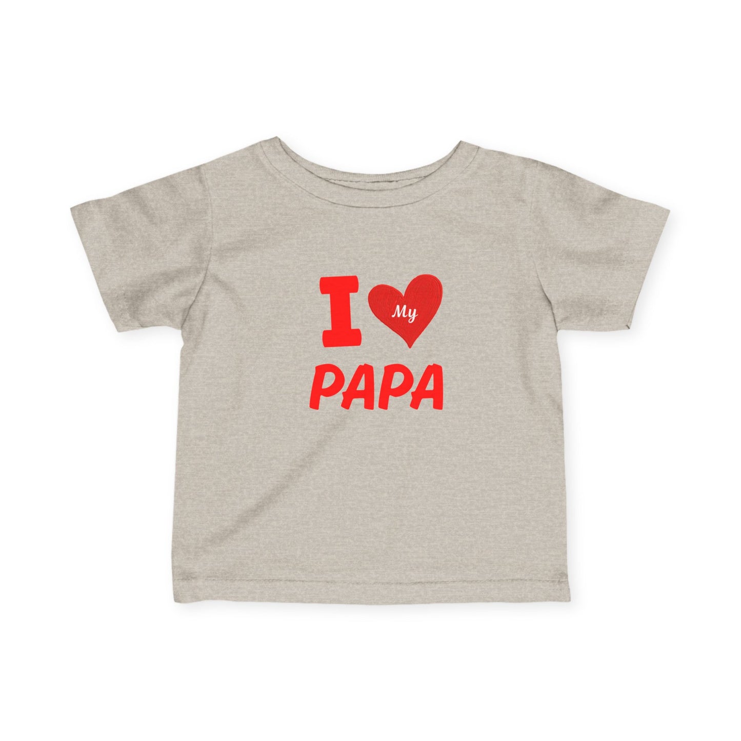 I Love My Papa Infant Tee, Cute Baby Shirt, Father's Day Gift, Baby Shower