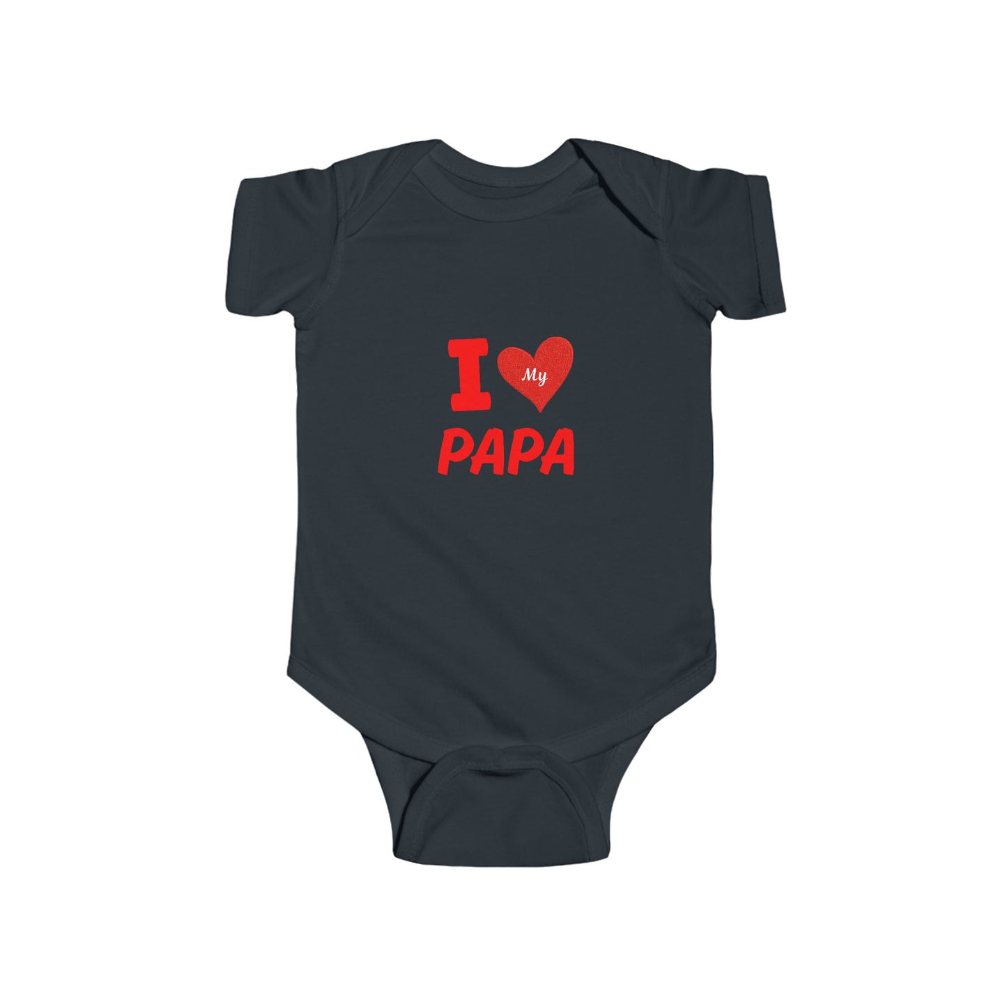 I Love My Papa Infant Bodysuit, Cute Baby Outfit, Baby Shower Gift, Father's Day Apparel