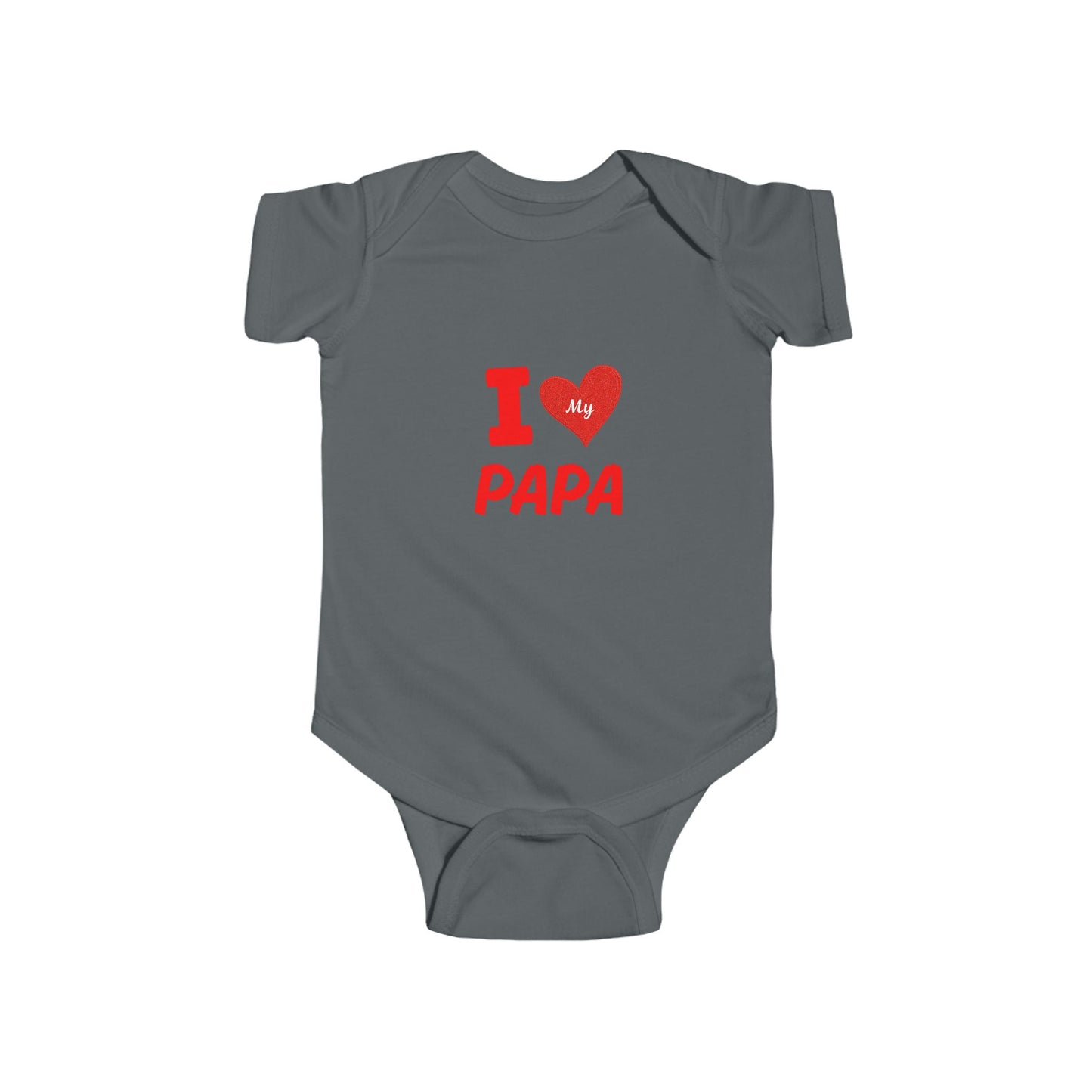 I Love My Papa Infant Bodysuit, Cute Baby Outfit, Baby Shower Gift, Father's Day Apparel