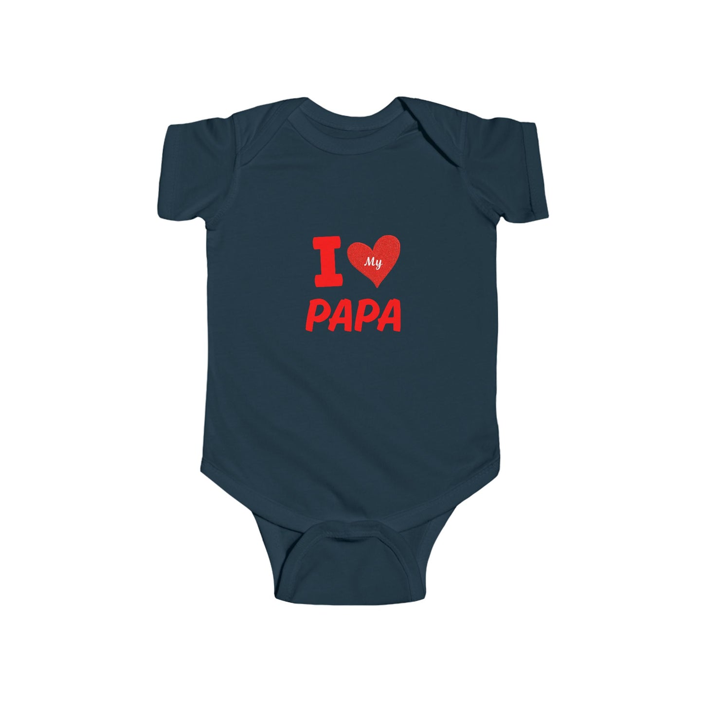 I Love My Papa Infant Bodysuit, Cute Baby Outfit, Baby Shower Gift, Father's Day Apparel