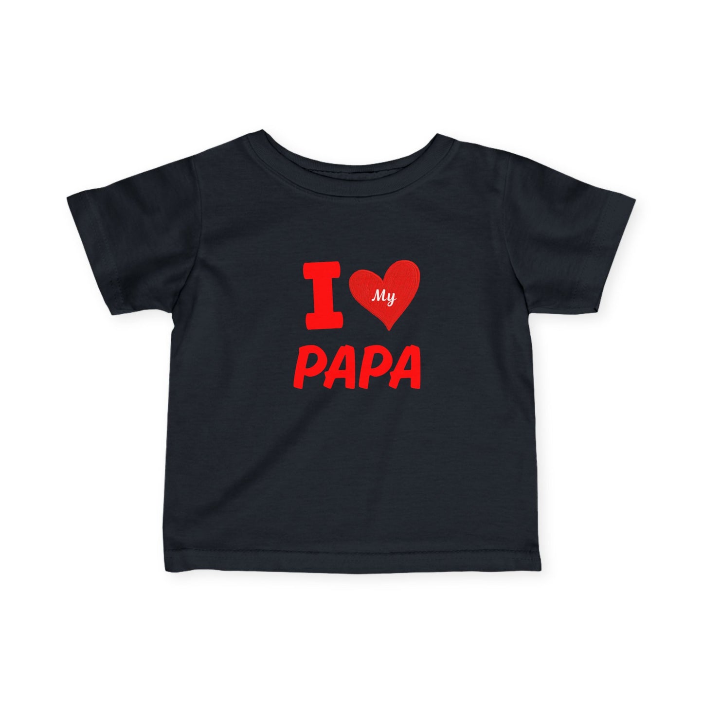 I Love My Papa Infant Tee, Cute Baby Shirt, Father's Day Gift, Baby Shower