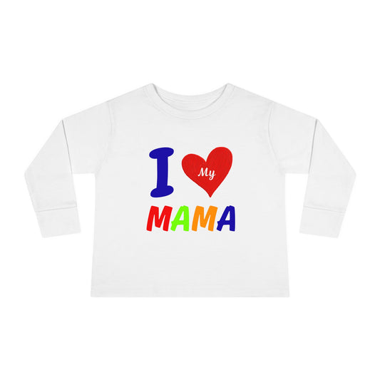 I Love My Mama Toddler Long Sleeve Tee | Cute Toddler Shirt, Gift for Mother's Day, Baby Shower Gift, Kids Casual Wear, Family [...]