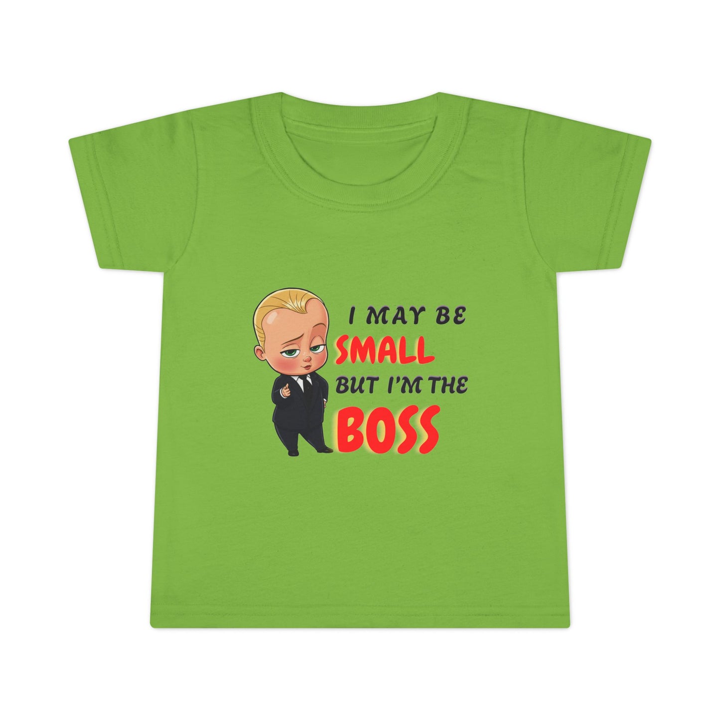 Toddler Boss T-shirt, Funny Kids Tee, Small but Mighty Shirt, Birthday Gift, Kids Humor Apparel