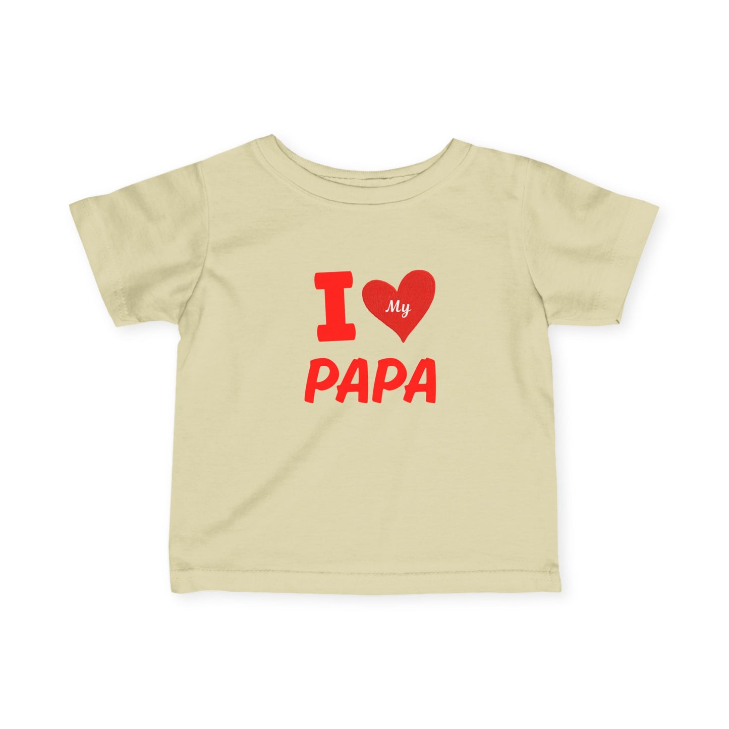 I Love My Papa Infant Tee, Cute Baby Shirt, Father's Day Gift, Baby Shower