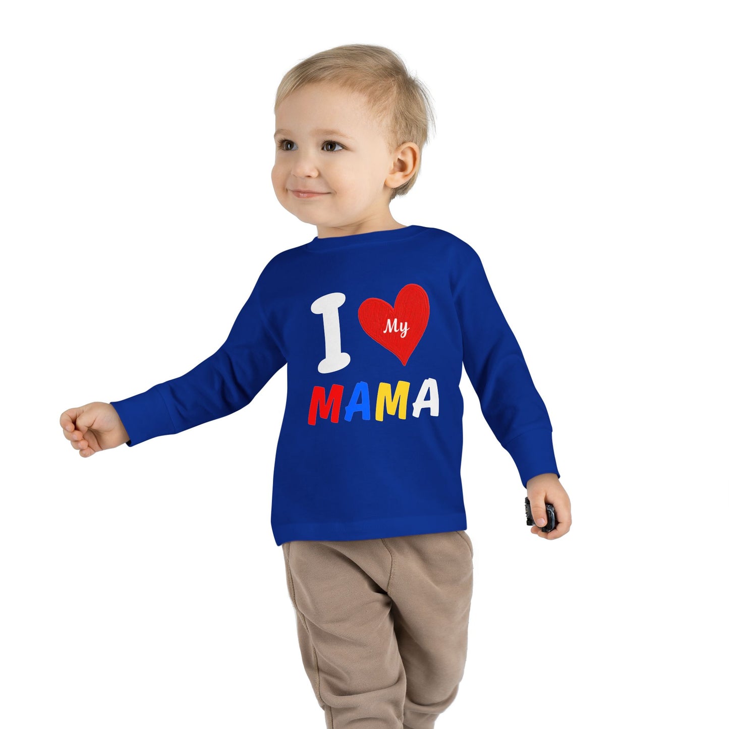 I Love My Mama Toddler Long Sleeve Tee | Cute Toddler Shirt, Gift for Mother's Day, Baby Shower Gift, Kids Casual Wear, Family [...]