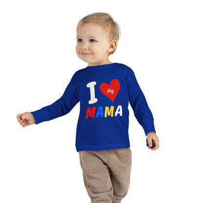 I Love My Mama Toddler Long Sleeve Tee | Cute Toddler Shirt, Gift for Mother's Day, Baby Shower Gift, Kids Casual Wear, Family [...]