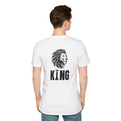 Bold King Graphic Tee for Proud Men, Unisex Soft style Shirt, Cool Gift for Dad, Casual Everyday Wear