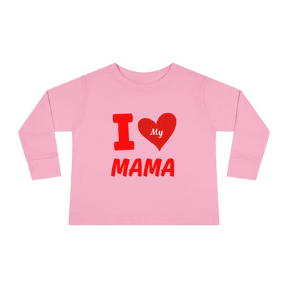 I Love My Mama Toddler Long Sleeve Tee | Cute Toddler Shirt, Gift for Mother's Day, Baby Shower Gift, Kids Casual Wear, Family [...]