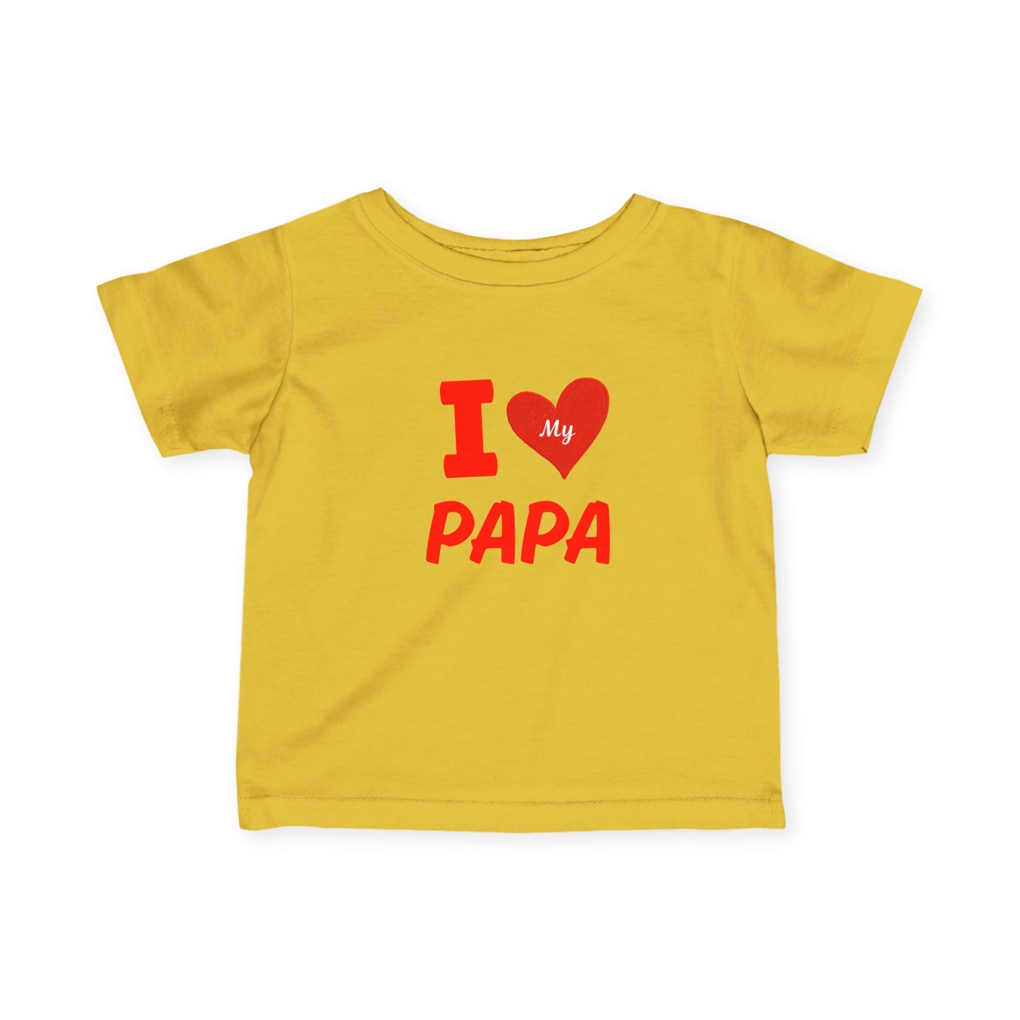 I Love My Papa Infant Tee, Cute Baby Shirt, Father's Day Gift, Baby Shower