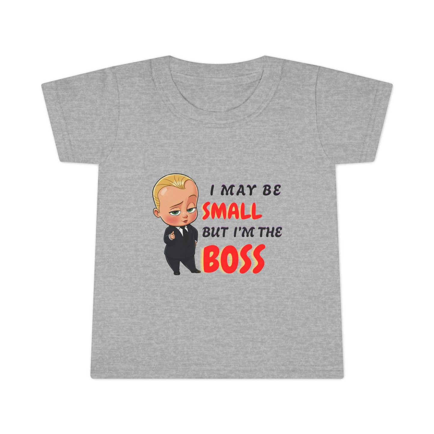 Toddler Boss T-shirt, Funny Kids Tee, Small but Mighty Shirt, Birthday Gift, Kids Humor Apparel