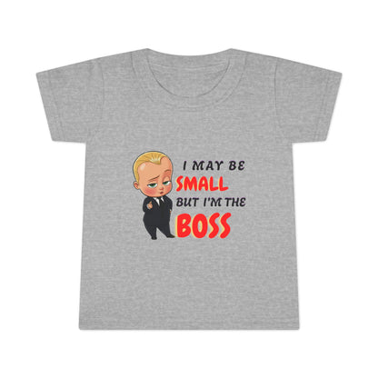 Toddler Boss T-shirt, Funny Kids Tee, Small but Mighty Shirt, Birthday Gift, Kids Humor Apparel