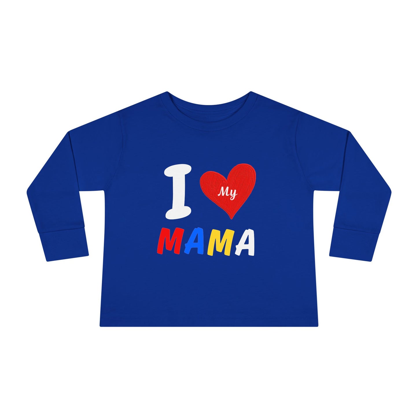 I Love My Mama Toddler Long Sleeve Tee | Cute Toddler Shirt, Gift for Mother's Day, Baby Shower Gift, Kids Casual Wear, Family [...]