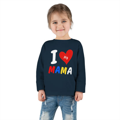 I Love My Mama Toddler Long Sleeve Tee | Cute Toddler Shirt, Gift for Mother's Day, Baby Shower Gift, Kids Casual Wear, Family [...]