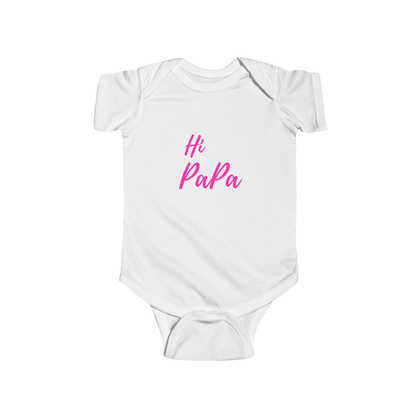 Hi Papa Baby Bodysuit - Soft Infant Fine Jersey