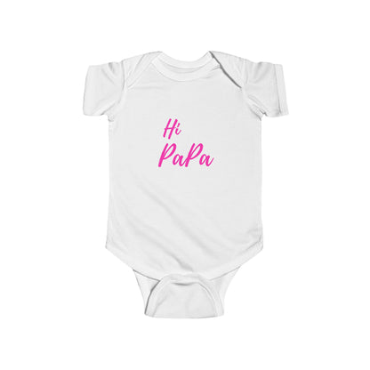 Hi Papa Baby Bodysuit - Soft Infant Fine Jersey