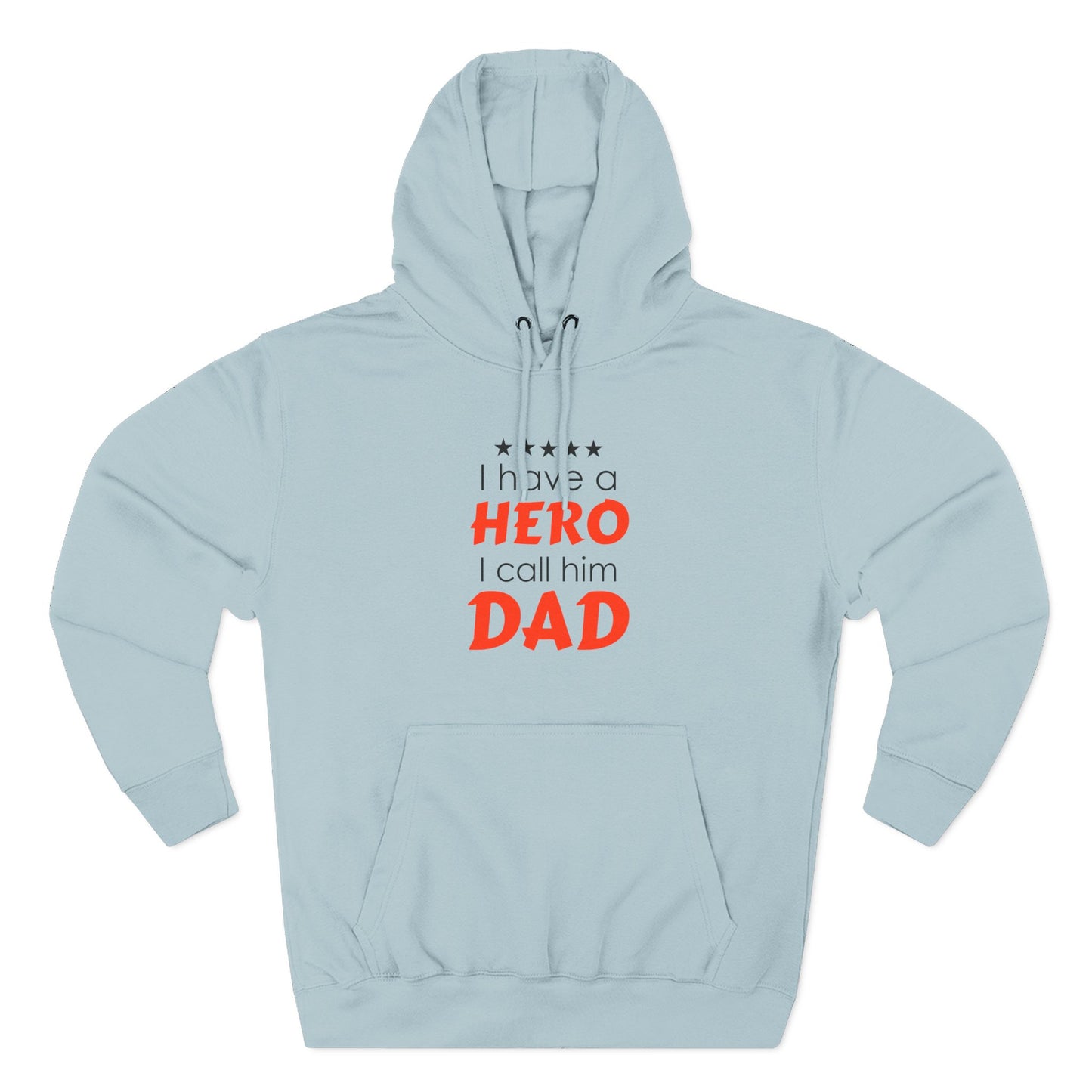 Dad Hero Fleece Hoodie | Perfect Gift for Father's Day, Birthday, Cozy Hoodie, Gift for Dad