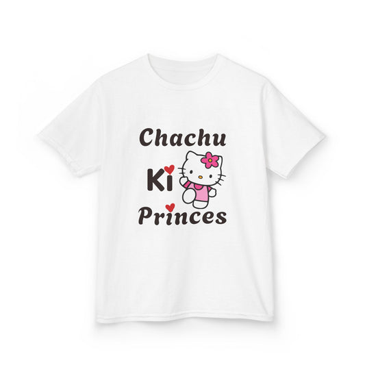 Cute Princess Shirt for Little Girl, Hello Kitty Kids Tee, Birthday Gift