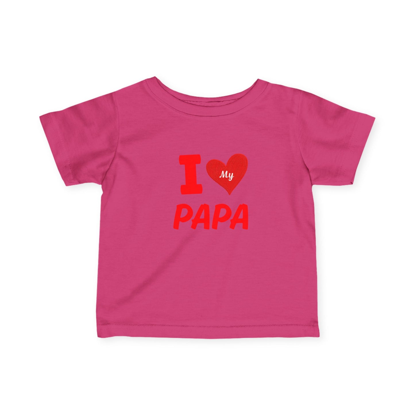 I Love My Papa Infant Tee, Cute Baby Shirt, Father's Day Gift, Baby Shower