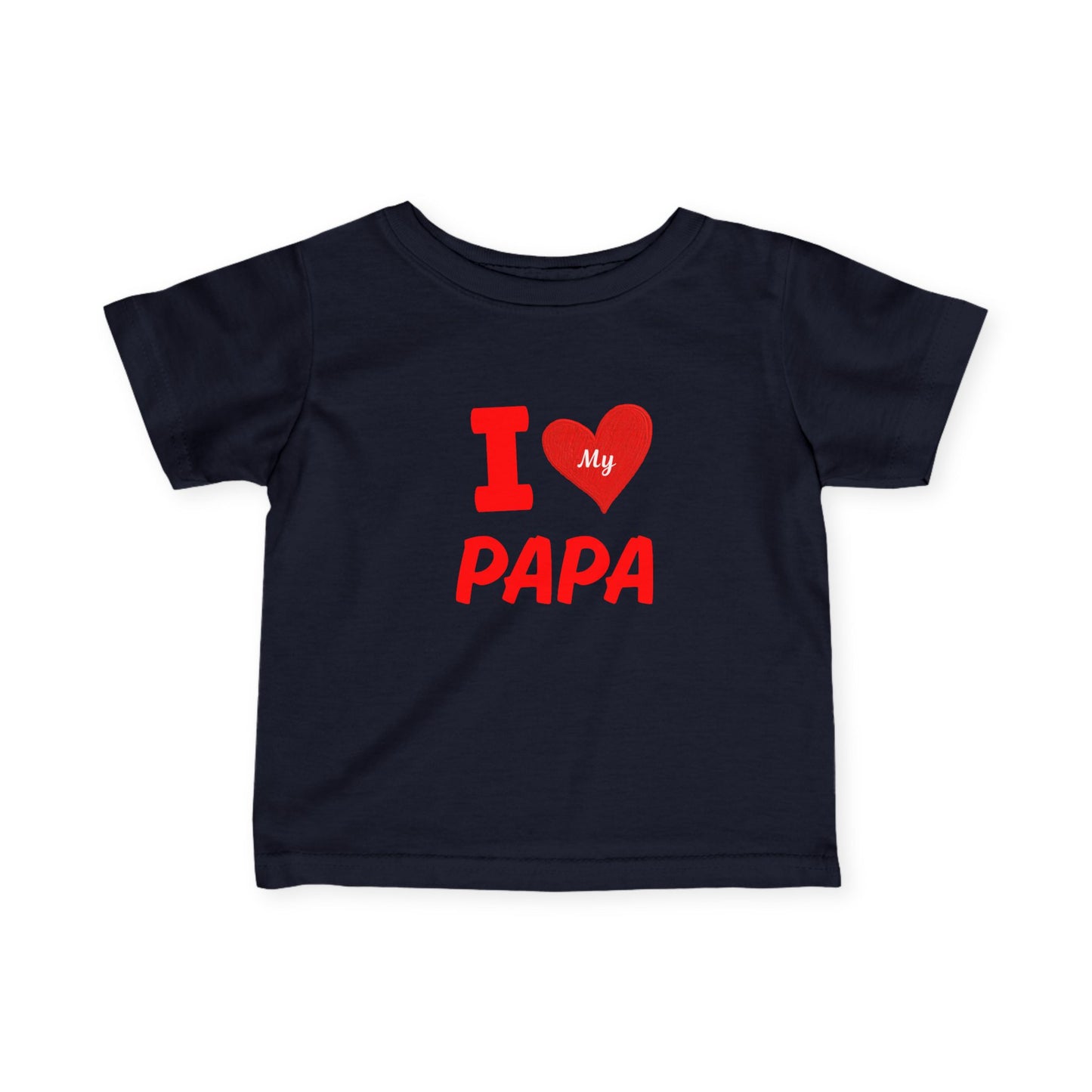 I Love My Papa Infant Tee, Cute Baby Shirt, Father's Day Gift, Baby Shower