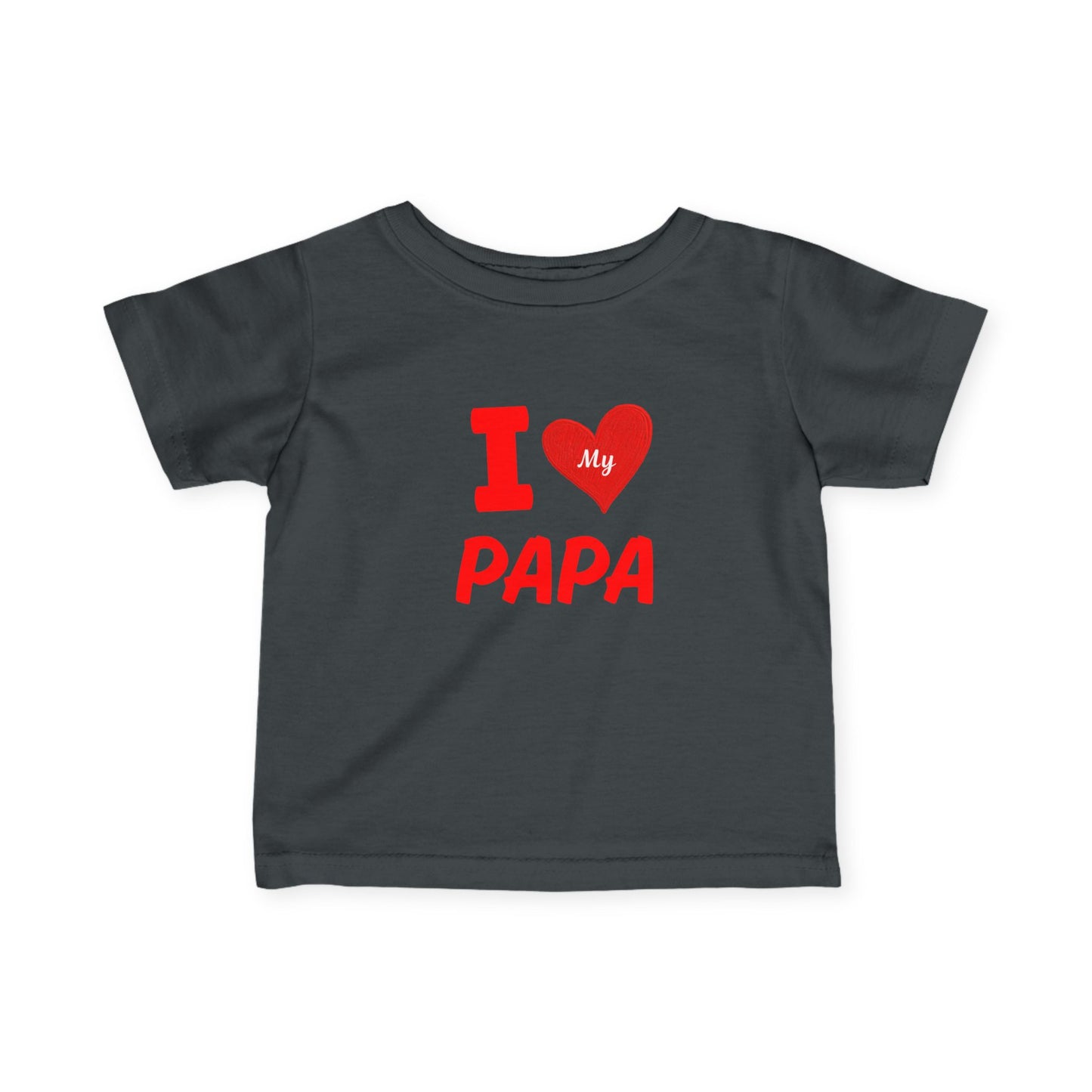 I Love My Papa Infant Tee, Cute Baby Shirt, Father's Day Gift, Baby Shower