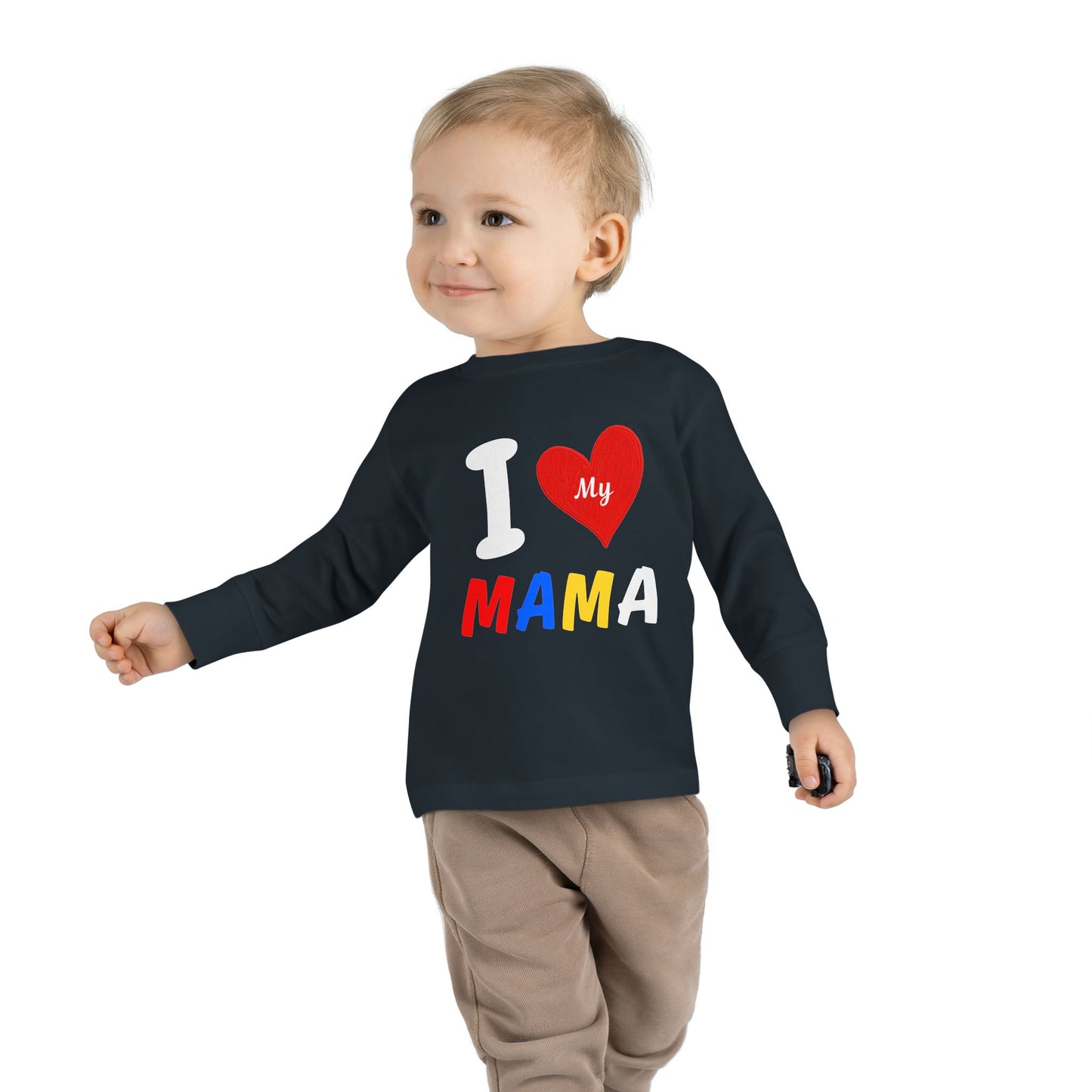 I Love My Mama Toddler Long Sleeve Tee | Cute Toddler Shirt, Gift for Mother's Day, Baby Shower Gift, Kids Casual Wear, Family [...]