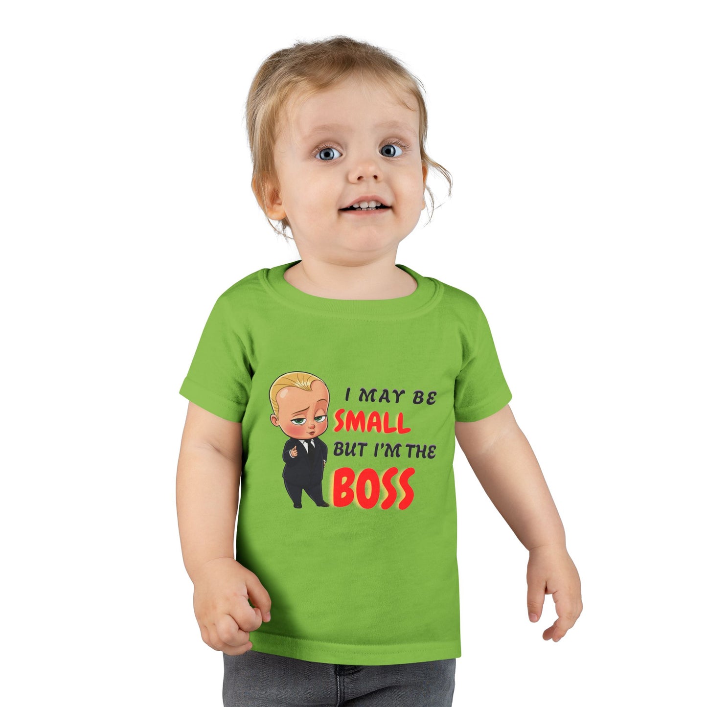 Toddler Boss T-shirt, Funny Kids Tee, Small but Mighty Shirt, Birthday Gift, Kids Humor Apparel