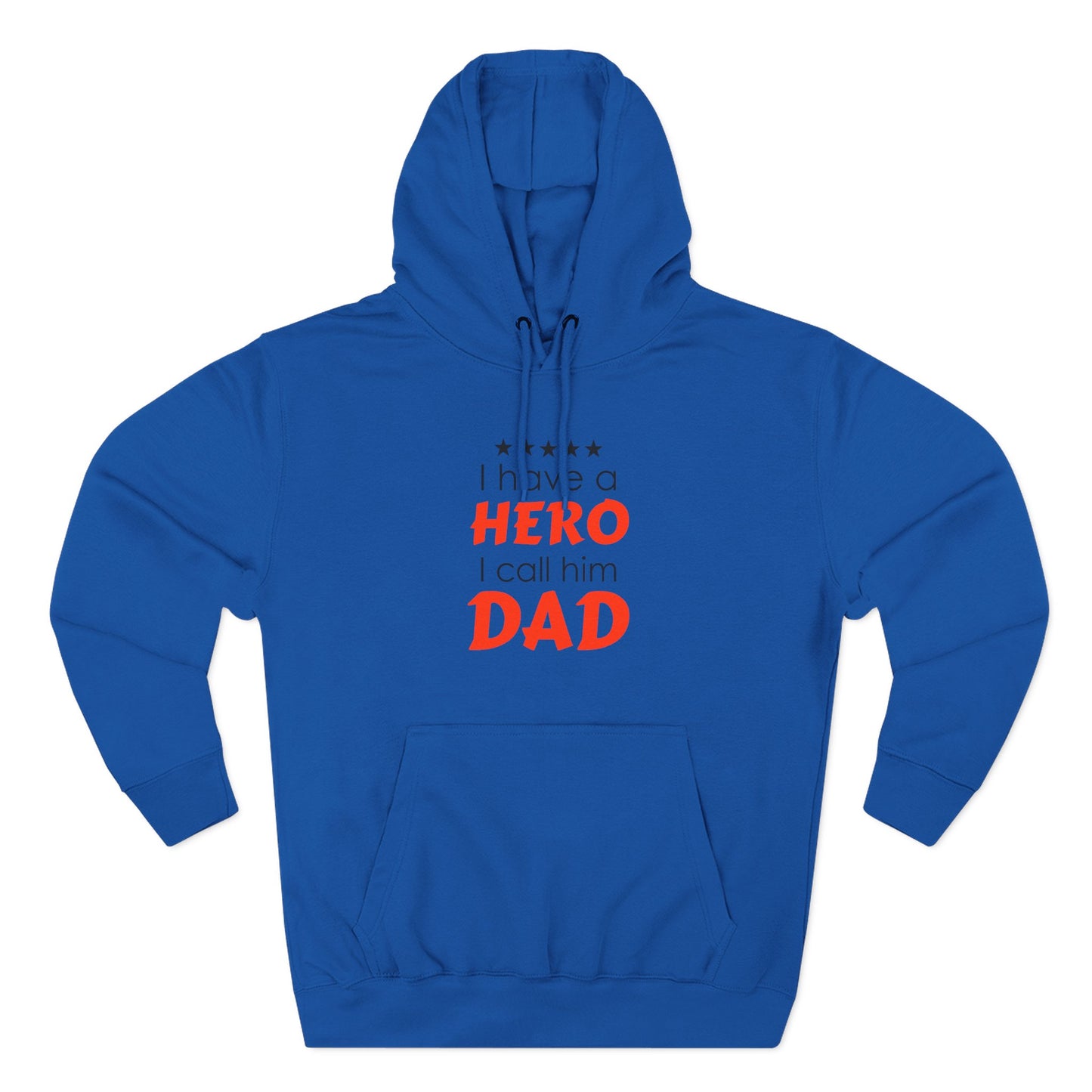 Dad Hero Fleece Hoodie | Perfect Gift for Father's Day, Birthday, Cozy Hoodie, Gift for Dad