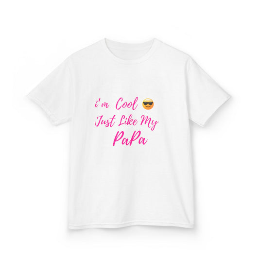 Kids T-Shirt - Cool Like Dad, Father's Day Gift, Family Matching Apparel